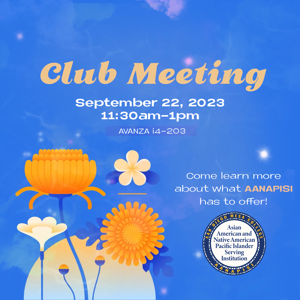 AANAPISI meeting flyer