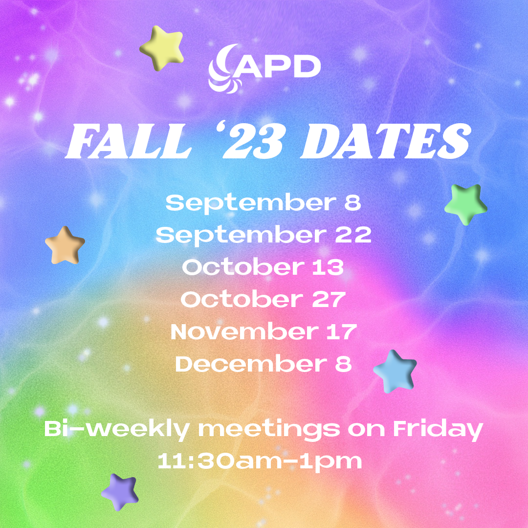All meeting dates flyer