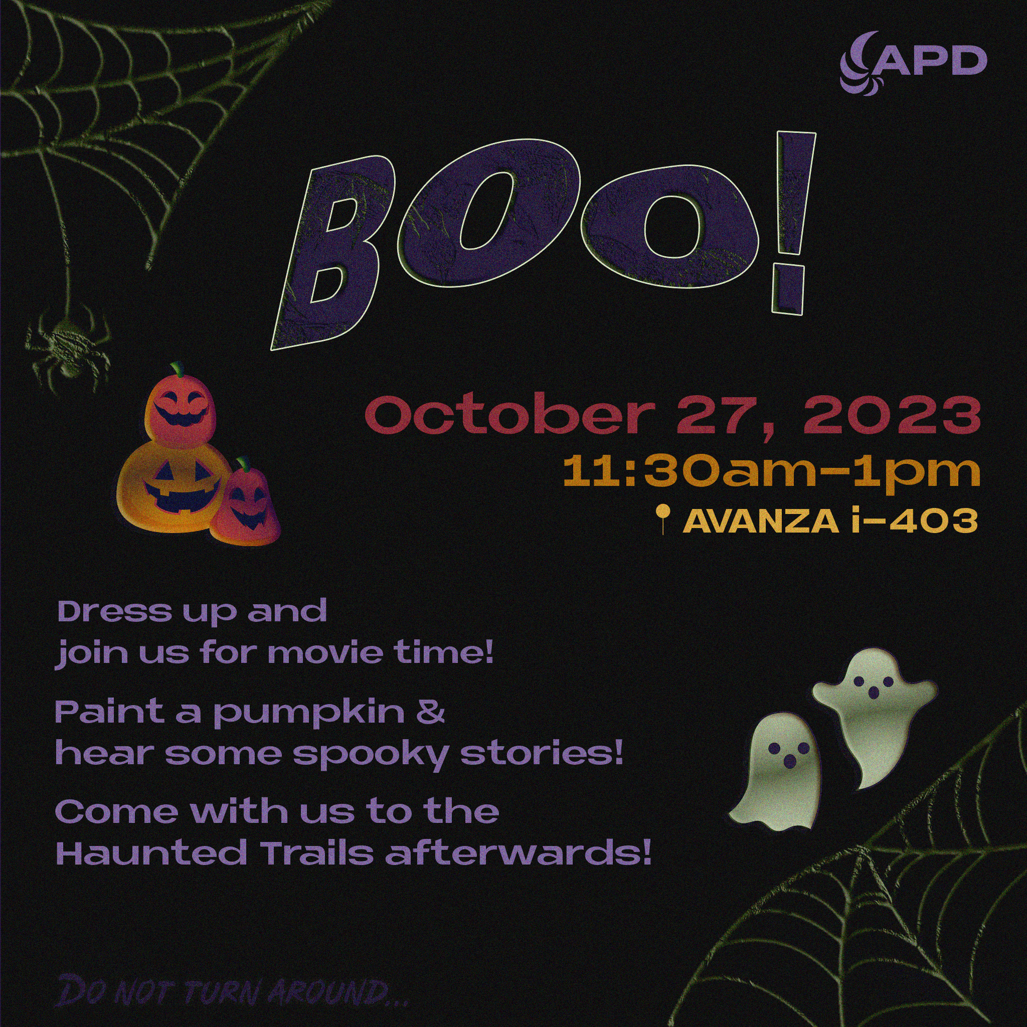 Halloween week flyer